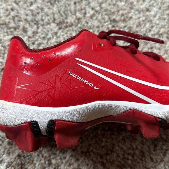 Nike Softball Cleats size 1 Hyperdiamond 4 - Picture 7 of 8